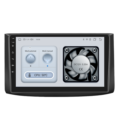 Navigatie dedicata Chevrolet Aveo (2006-2010) cu Android 14, 4 GB RAM 64 GB ROM, OCTA-CORE, Carplay si Android auto, Slot SIM 4G, ventilator de racire activ, ecran 9 inch HD