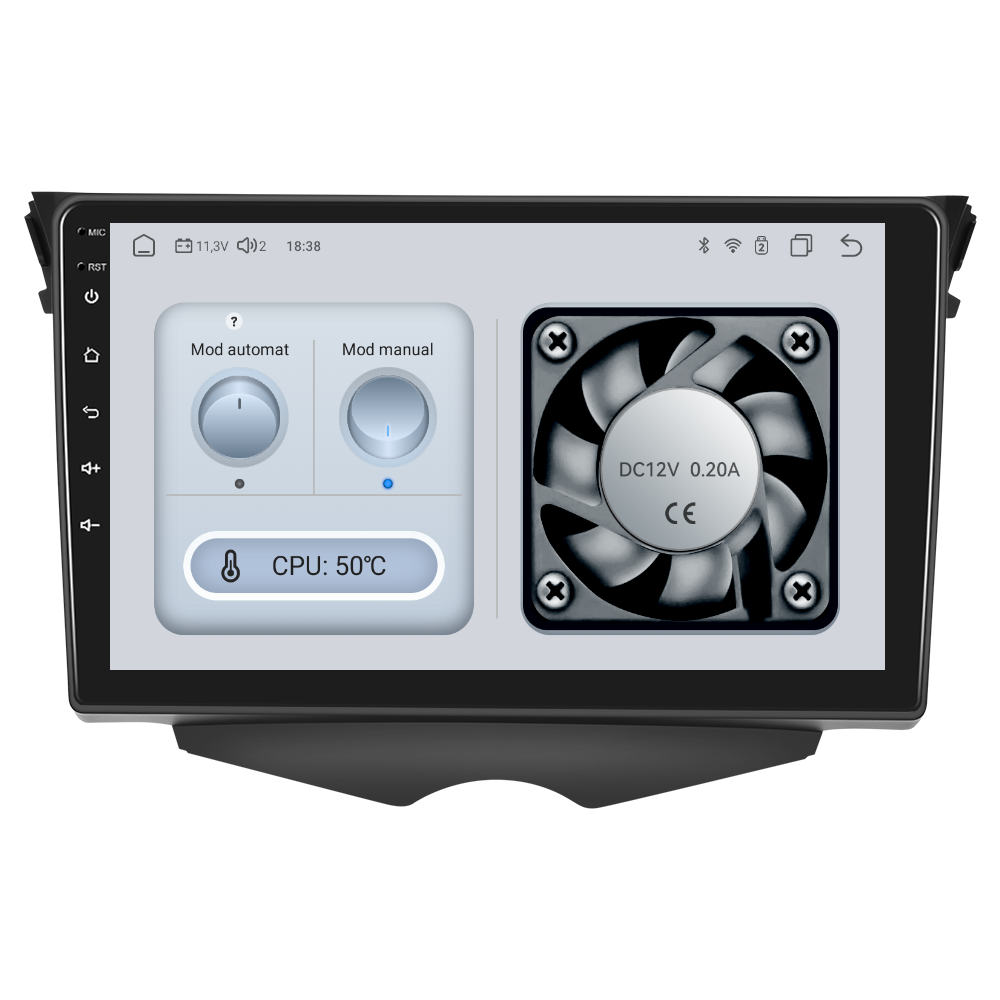 Navigatie dedicata Hyundai VELOSTER (2011-2015) cu Android 14, 4 GB RAM 64 GB ROM, OCTA-CORE, Carplay si Android auto, Slot SIM 4G, ventilator de racire activ, ecran 9 inch HD