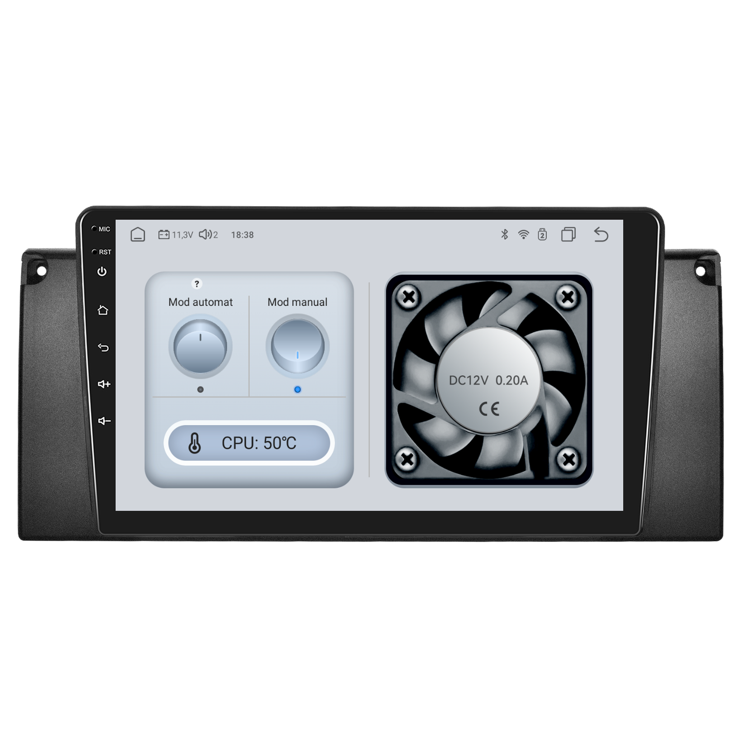 Navigatie dedicata BMW E53 (1999-2005) cu Android 14, 4 GB RAM 64 GB ROM, OCTA-CORE, Carplay si Android auto, Slot SIM 4G, ventilator de racire activ, ecran 9 inch HD