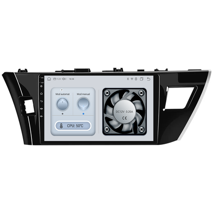Navigatie dedicata Toyota Corolla (2013-2017) Android 14, 8 GB RAM 128 GB ROM, OCTA-CORE 2.0Mhz, Carplay si Android auto, Slot SIM 4G, ventilator de racire activ, ecran 10.1 inch HD