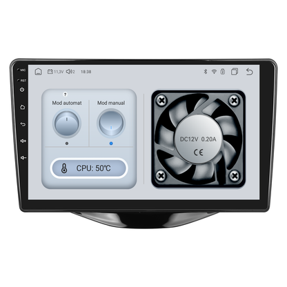 Navigatie dedicata Toyota Aygo 201|Citroen C1 2020|Peugeot 108 cu Android 14, 4 GB RAM 64 GB ROM, OCTA-CORE, Carplay si Android auto, Slot SIM 4G, ventilator de racire activ, ecran 9 inch HD