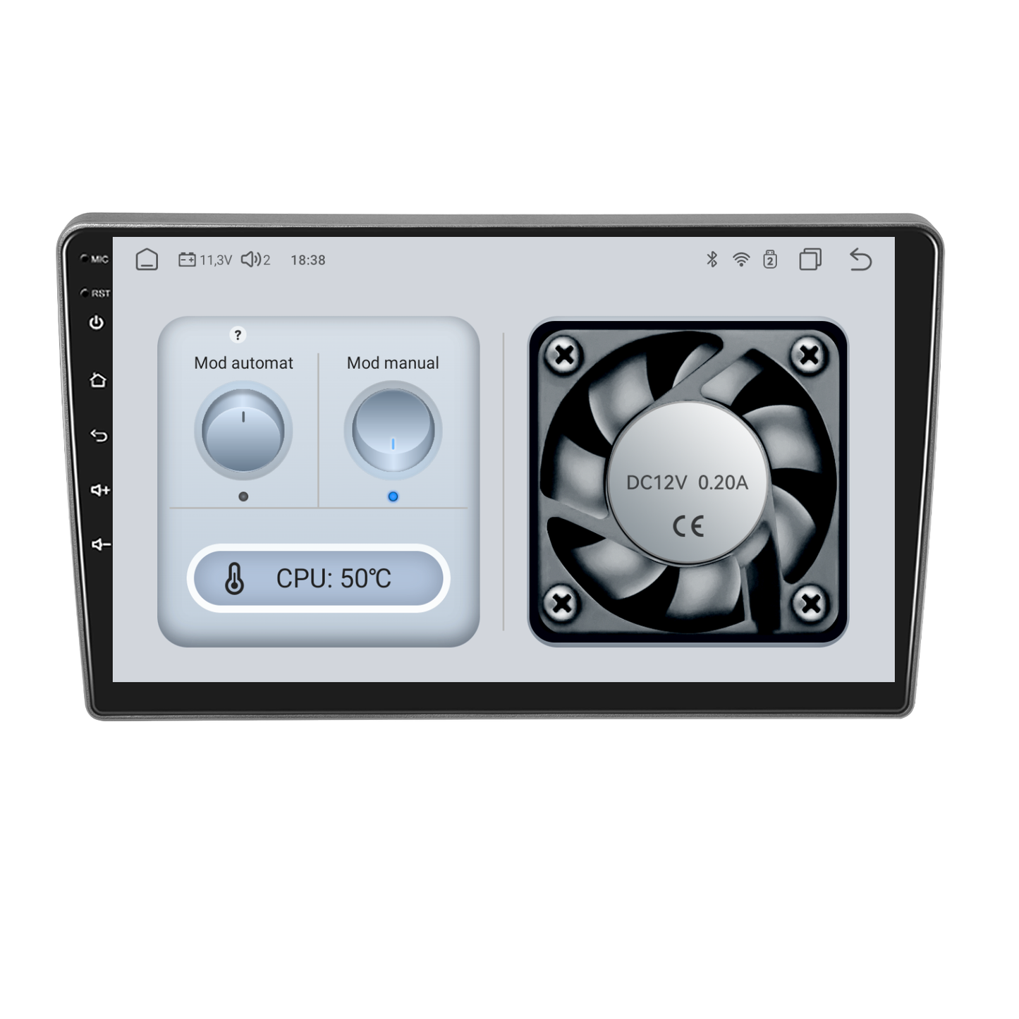 Navigatie dedicata Peugeot 407 (2004-2008) Android 14, 8 GB RAM 128 GB ROM, OCTA-CORE 2.0Mhz, Carplay si Android auto, Slot SIM 4G, ventilator de racire activ, ecran 9 inch HD