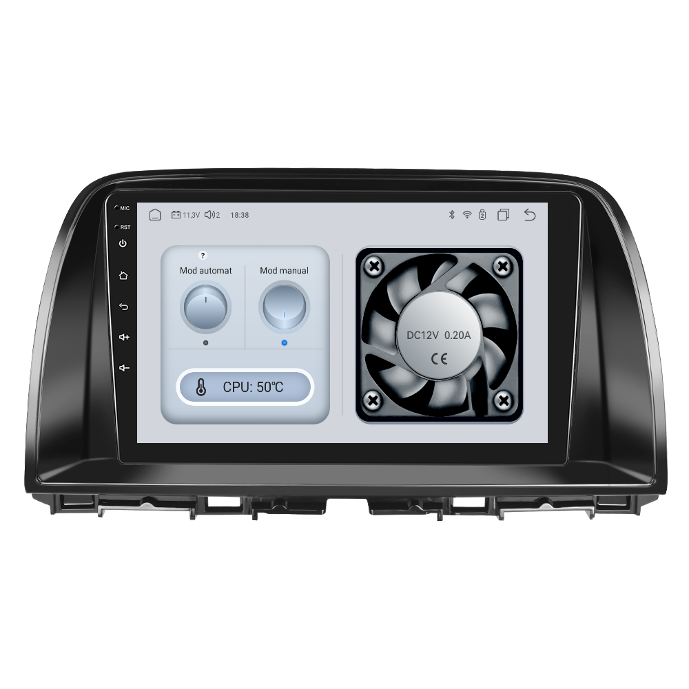 Navigatie dedicata Mazda CX-5 (2012-2015) cu Android 14, 4 GB RAM 64 GB ROM, OCTA-CORE, Carplay si Android auto, Slot SIM 4G, ventilator de racire activ, ecran 9 inch HD
