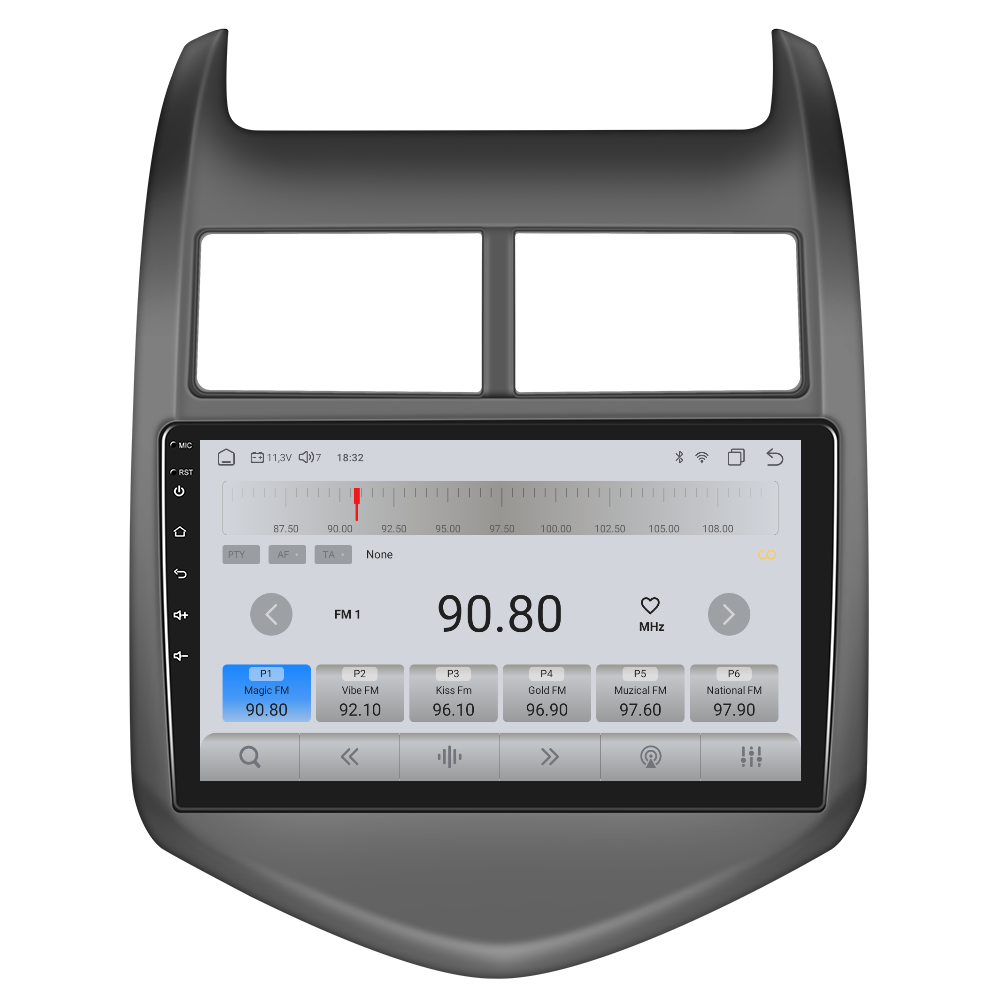 Navigatie dedicata Chevrolet AVEO (2011-2013) Android 14, 8 GB RAM 128 GB ROM, OCTA-CORE 2.0Mhz, Carplay si Android auto, Slot SIM 4G, ventilator de racire activ, ecran 9 inch HD