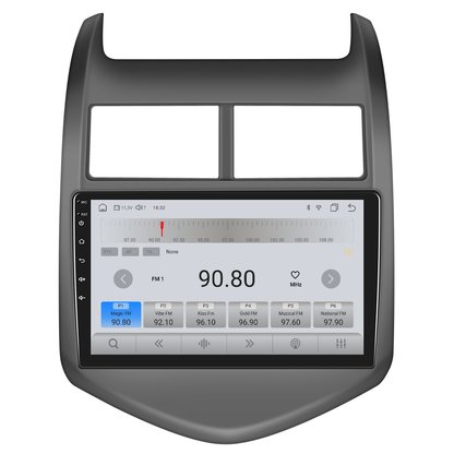 Navigatie dedicata Chevrolet AVEO (2011-2013) Android 14, 8 GB RAM 128 GB ROM, OCTA-CORE 2.0Mhz, Carplay si Android auto, Slot SIM 4G, ventilator de racire activ, ecran 9 inch HD