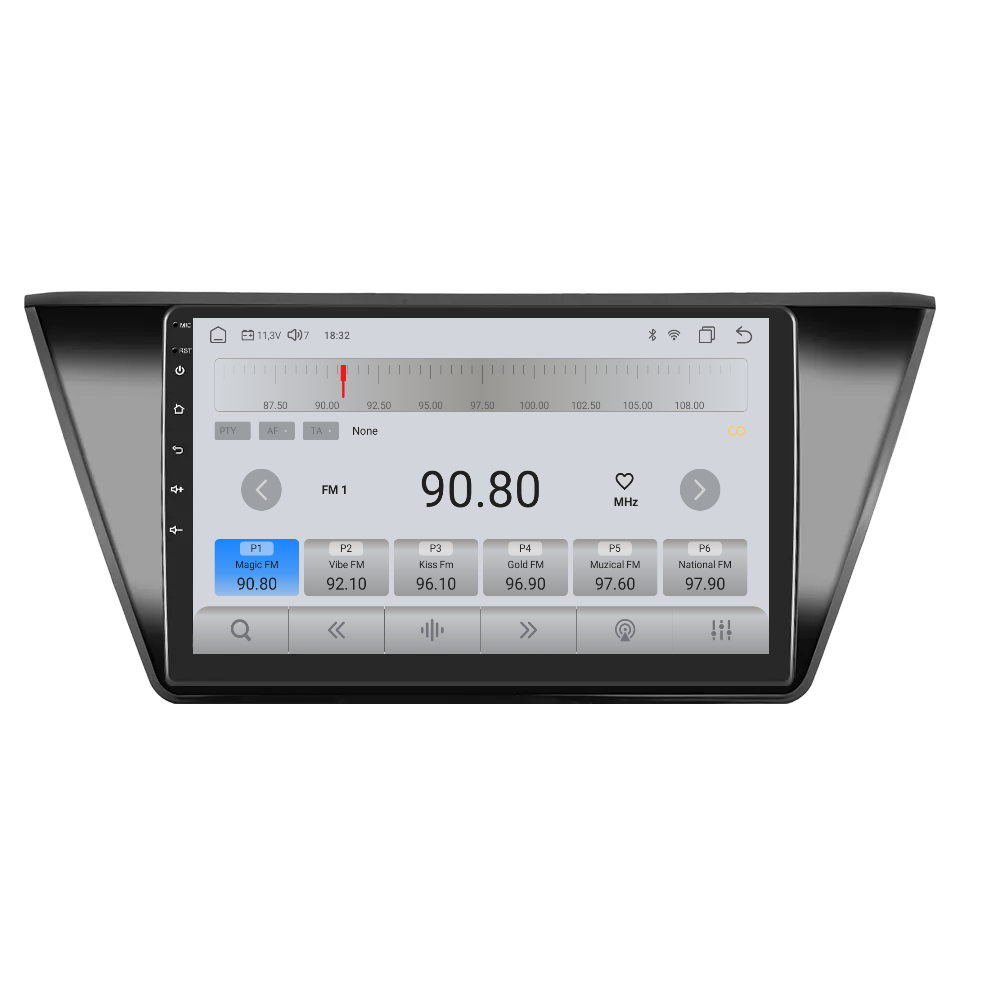 Navigatie dedicata Volkswagen Touran (2016) cu Android 14, 4 GB RAM 64 GB ROM, OCTA-CORE, Carplay si Android auto, Slot SIM 4G, ventilator de racire activ, ecran 10.1 inch HD