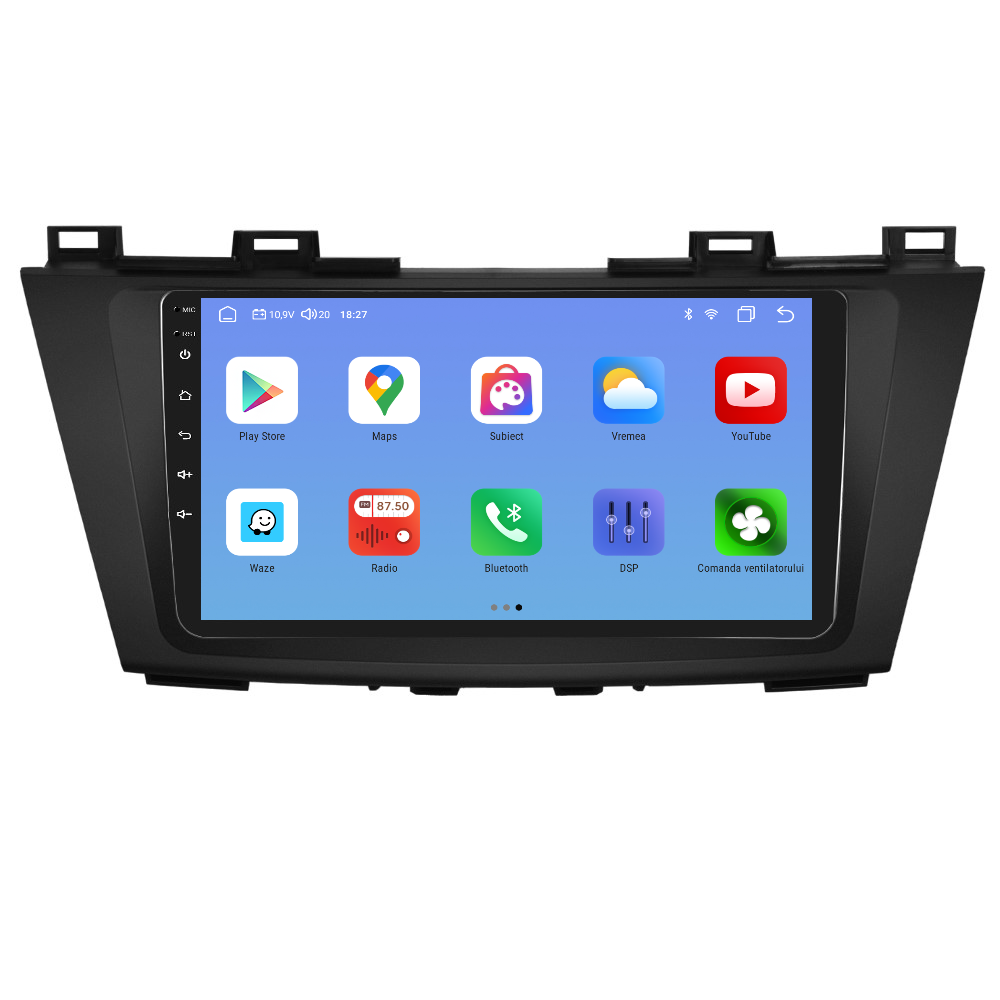 Navigatie dedicata Mazda 5 (2011-2013) cu Android 14, 4 GB RAM 64 GB ROM, OCTA-CORE, Carplay si Android auto, Slot SIM 4G, ventilator de racire activ, ecran 9 inch HD