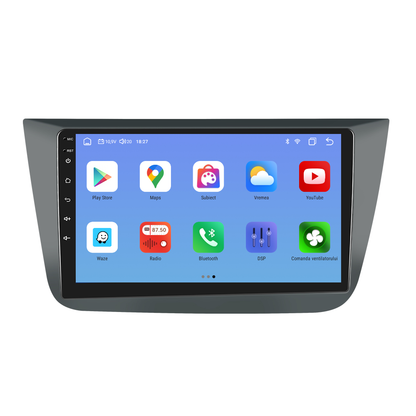 Navigatie dedicata Seat Altea (2004-2016) cu Android 14, 4 GB RAM 64 GB ROM, OCTA-CORE, Carplay si Android auto, Slot SIM 4G, ventilator de racire activ, ecran 9 inch HD