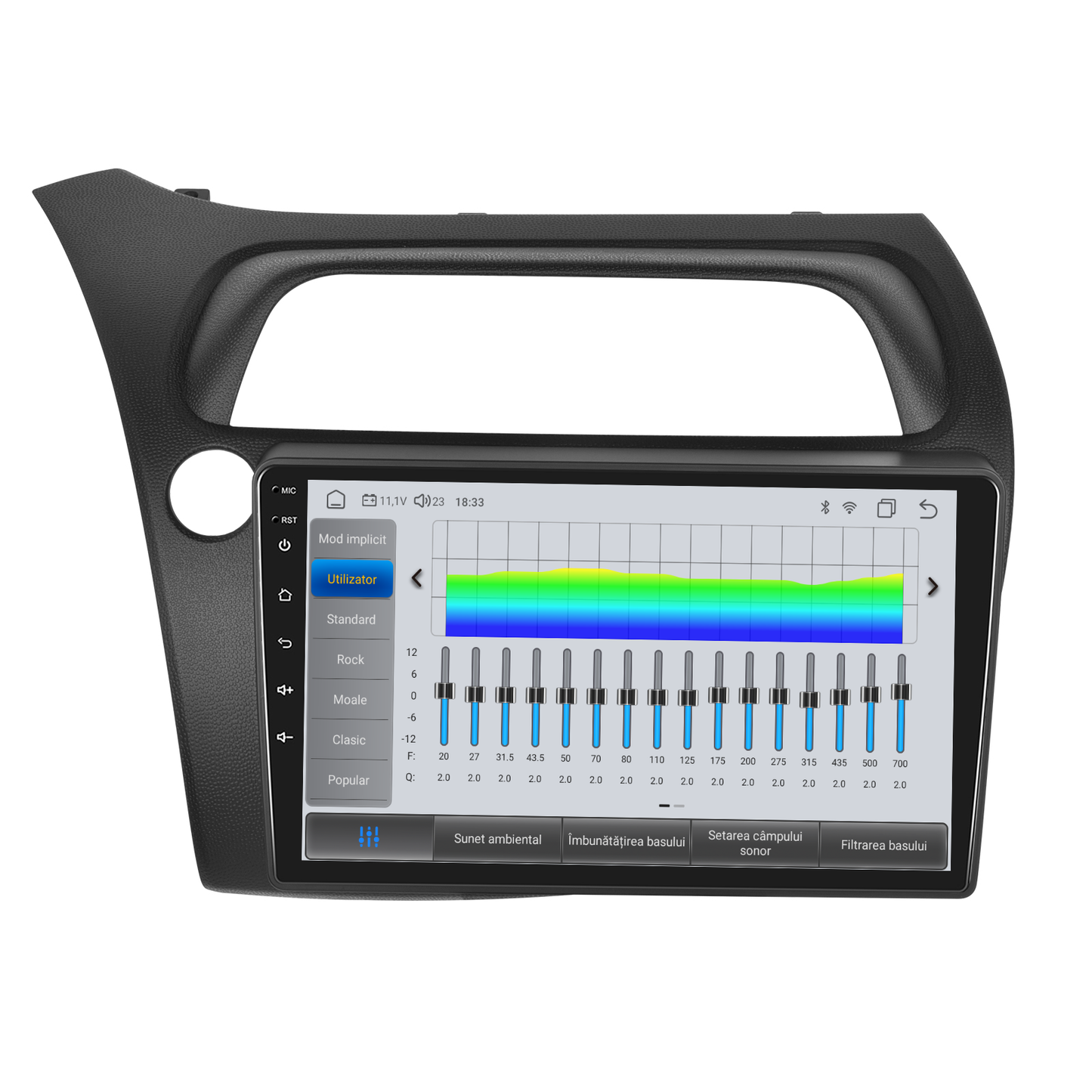 Navigatie dedicata Honda Civic (2006-2011) Android 14, 8 GB RAM 128 GB ROM, OCTA-CORE 2.0Mhz, Carplay si Android auto, Slot SIM 4G, ventilator de racire activ, ecran 9 inch HD