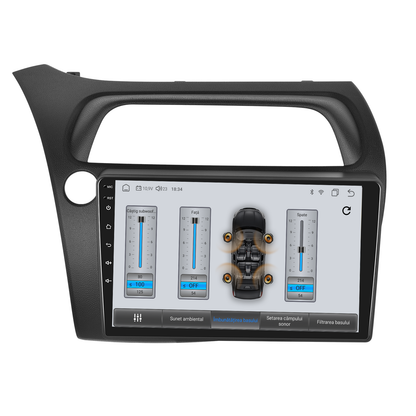 Navigatie dedicata Honda Civic (2006-2011) Android 14, 8 GB RAM 128 GB ROM, OCTA-CORE 2.0Mhz, Carplay si Android auto, Slot SIM 4G, ventilator de racire activ, ecran 9 inch HD