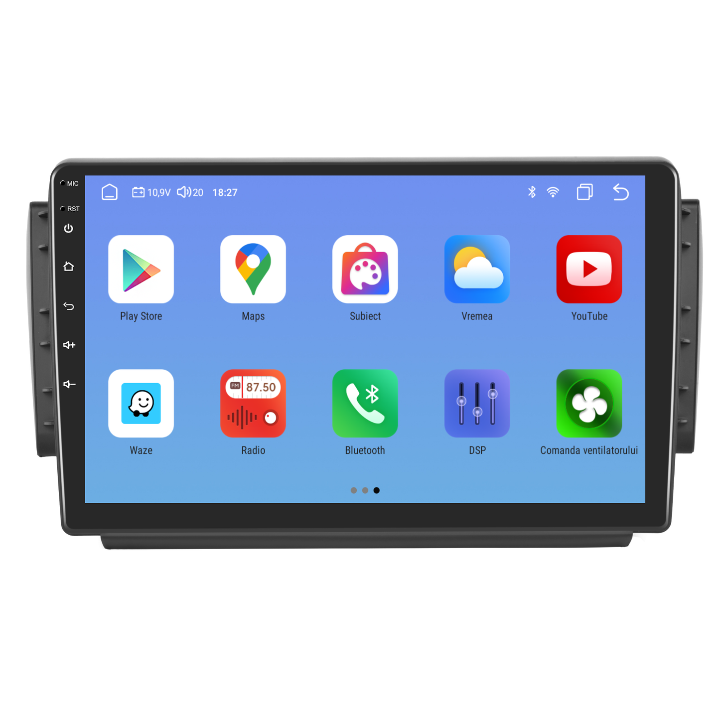 Navigatie dedicata Peugeot 2008 (2012-2018) cu Android 14, 4 GB RAM 64 GB ROM, OCTA-CORE, Carplay si Android auto, Slot SIM 4G, ventilator de racire activ, ecran 10.1 inch HD