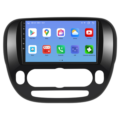 Navigatie dedicata KIA Soul (2014) cu Android 14, 4 GB RAM 64 GB ROM, OCTA-CORE, Carplay si Android auto, Slot SIM 4G, ventilator de racire activ, ecran 9 inch HD