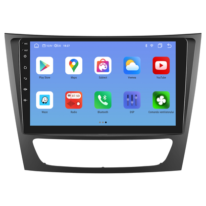 Navigatie dedicata Mercedes Benz E-class W211/CLS-class (2005-2008) cu Android 14, 4 GB RAM 64 GB ROM, OCTA-CORE, Carplay si Android auto, Slot SIM 4G, ventilator de racire activ, ecran 9 inch HD