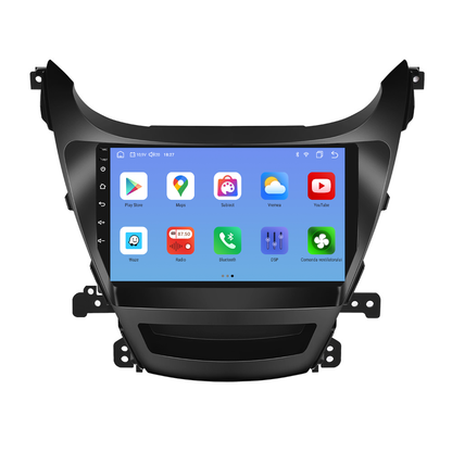 Navigatie dedicata Hyundai Elantra (2014-2016) cu Android 14, 4 GB RAM 64 GB ROM, OCTA-CORE, Carplay si Android auto, Slot SIM 4G, ventilator de racire activ, ecran 9 inch HD