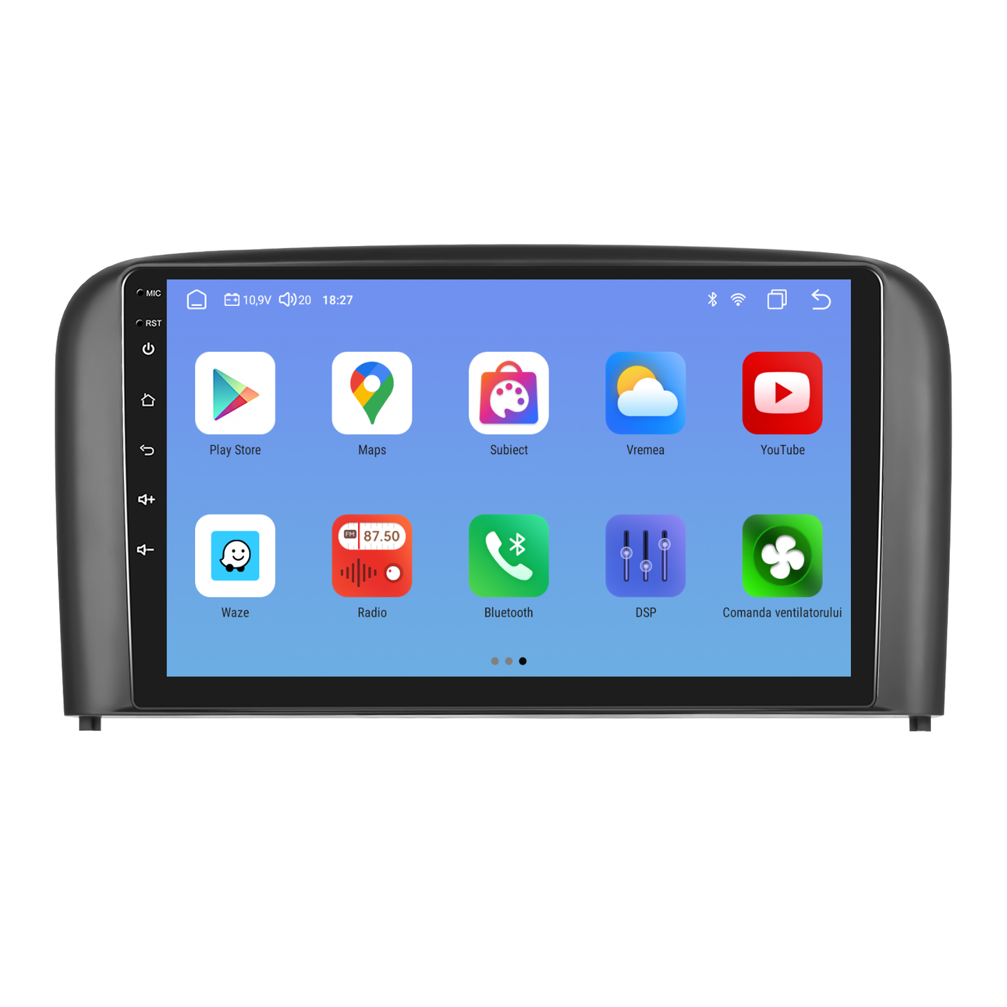 Navigatie dedicata Volvo S80 (2001-2006) cu Android 14, 4 GB RAM 64 GB ROM, OCTA-CORE, Carplay si Android auto, Slot SIM 4G, ventilator de racire activ, ecran 9 inch HD