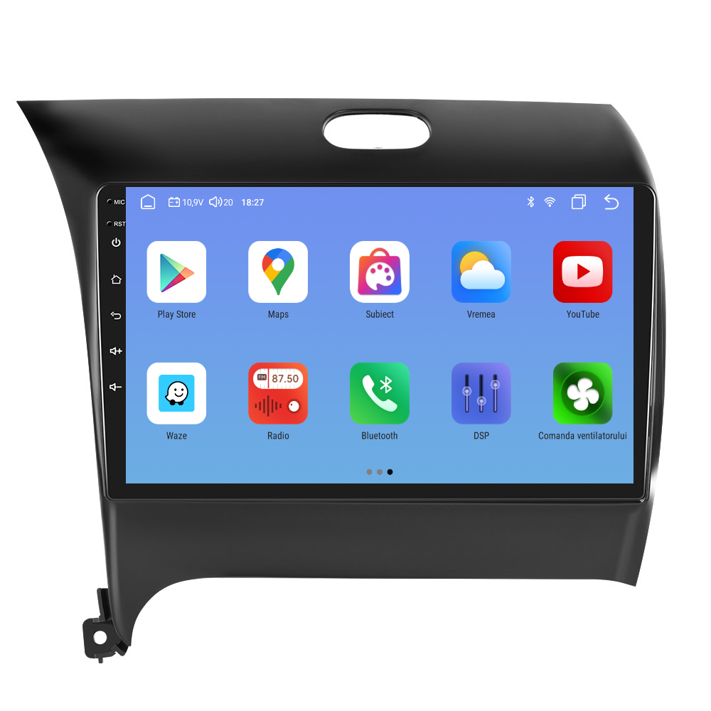 Navigatie dedicata Kia Cerato K3 (2013-2016) cu Android 14, 4 GB RAM 64 GB ROM, OCTA-CORE, Carplay si Android auto, Slot SIM 4G, ventilator de racire activ, ecran 9 inch HD