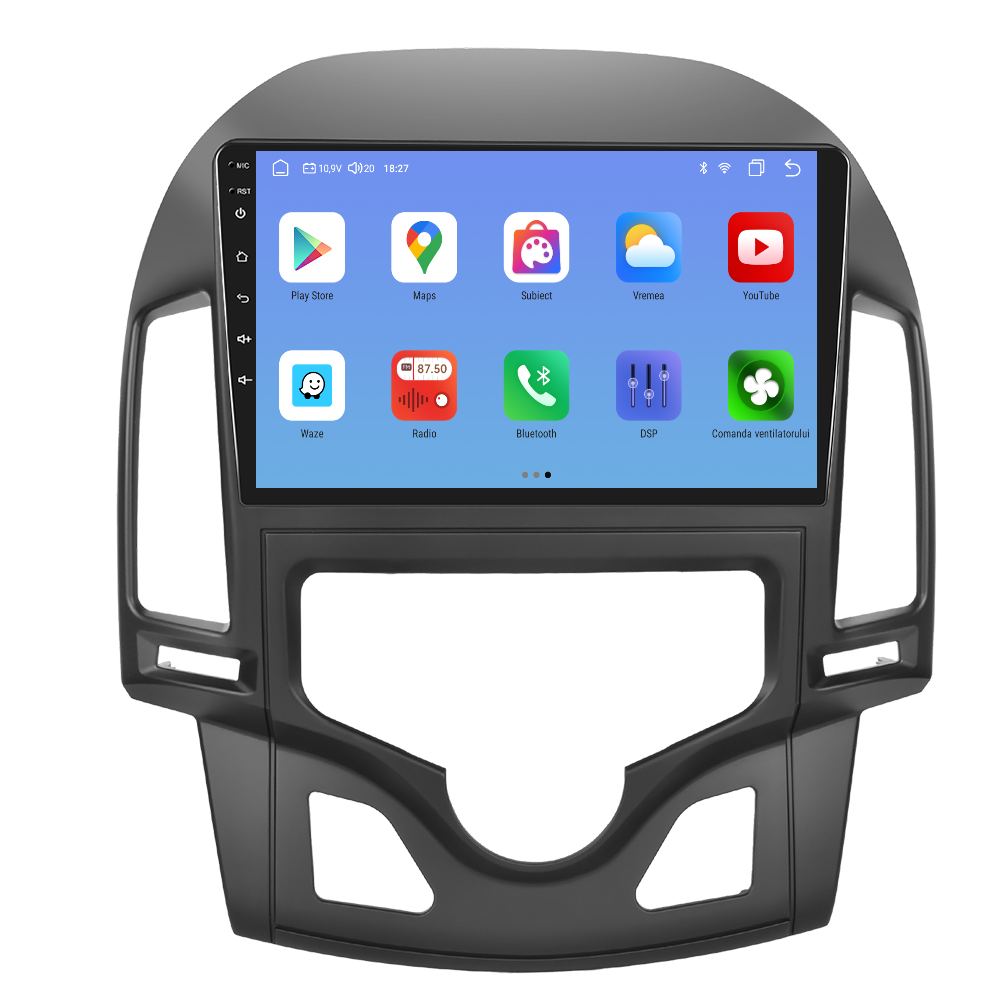 Navigatie dedicata Hyundai I30 (2009) Android 14, 8 GB RAM 128 GB ROM, OCTA-CORE 2.0Mhz, Carplay si Android auto, Slot SIM 4G, ventilator de racire activ, ecran 9 inch HD