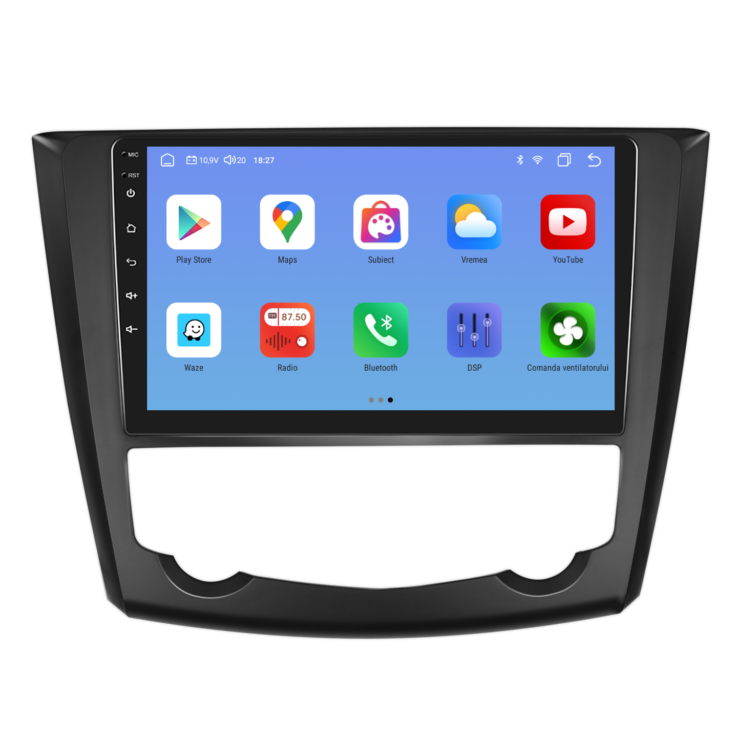 Navigatie dedicata Renault Kadjar (2016) Android 14, 8 GB RAM 128 GB ROM, OCTA-CORE 2.0Mhz, Carplay si Android auto, Slot SIM 4G, ventilator de racire activ, ecran 9 inch HD