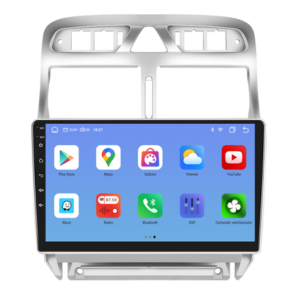 Navigatie dedicata Peugeot 307 (2007-2013) cu Android 14, 4 GB RAM 64 GB ROM, OCTA-CORE, Carplay si Android auto, Slot SIM 4G, ventilator de racire activ, ecran 9 inch HD