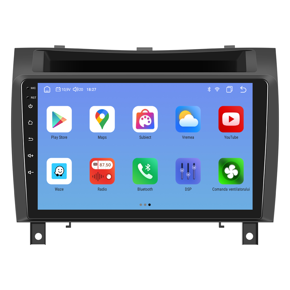 Navigatie dedicata Mercedes-Benz SLK (2010) cu Android 14, 4 GB RAM 64 GB ROM, OCTA-CORE, Carplay si Android auto, Slot SIM 4G, ventilator de racire activ, ecran 9 inch HD