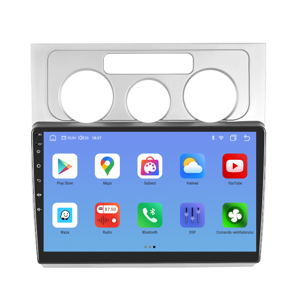 Navigatie dedicata Volkswagen Touran (2006-2008) cu Android 14, 4 GB RAM 64 GB ROM, OCTA-CORE, Carplay si Android auto, Slot SIM 4G, ventilator de racire activ, ecran 10.1 inch HD