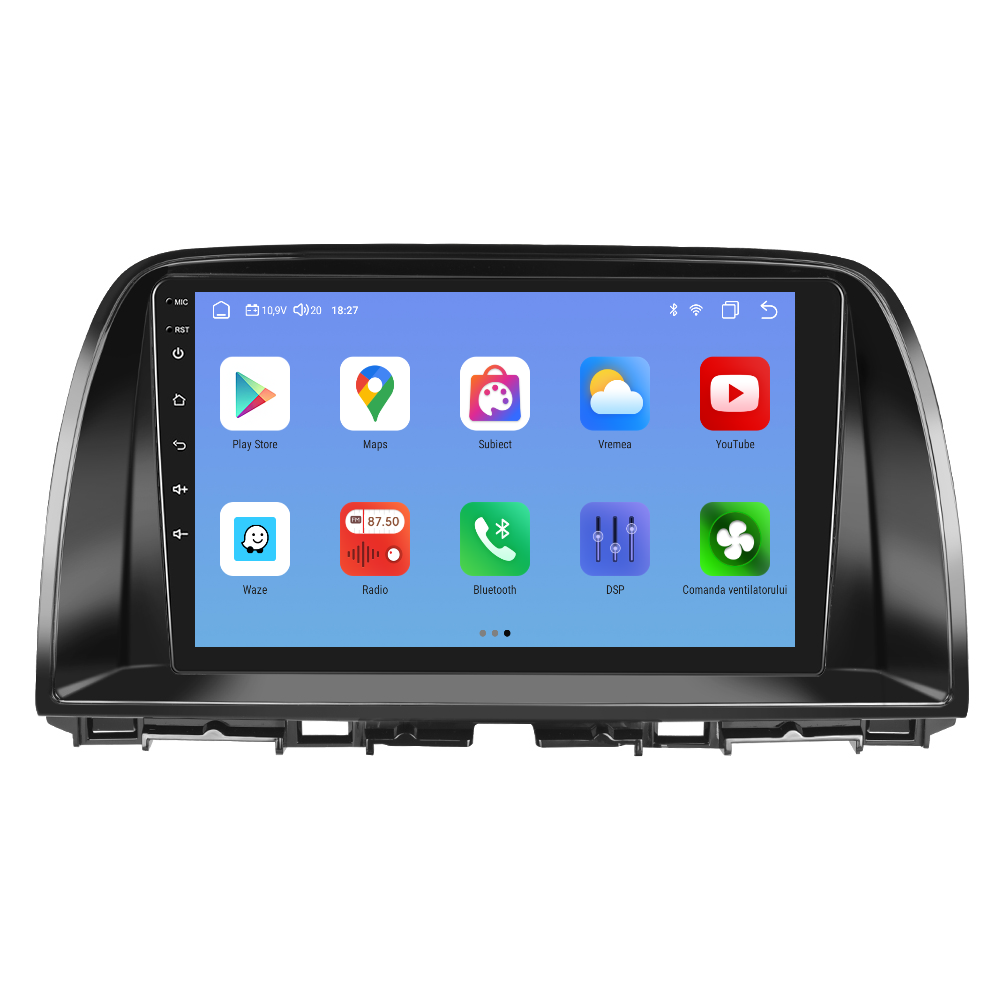 Navigatie dedicata Mazda CX-5 (2012-2015) cu Android 14, 4 GB RAM 64 GB ROM, OCTA-CORE, Carplay si Android auto, Slot SIM 4G, ventilator de racire activ, ecran 9 inch HD