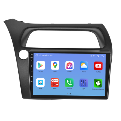 Navigatie dedicata Honda Civic (2006-2011) cu Android 14, 4 GB RAM 64 GB ROM, OCTA-CORE, Carplay si Android auto, Slot SIM 4G, ventilator de racire activ, ecran 9 inch HD