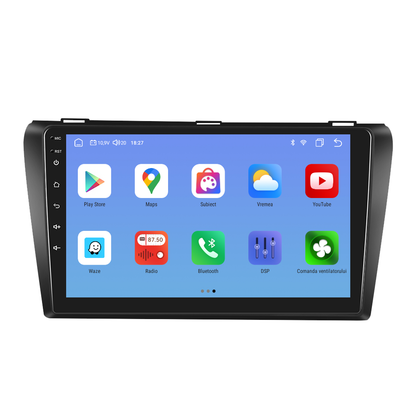 Navigatie dedicata Mazda 3 (2006-2012) Android 14, 8 GB RAM 128 GB ROM, OCTA-CORE 2.0Mhz, Carplay si Android auto, Slot SIM 4G, ventilator de racire activ, ecran 9 inch HD