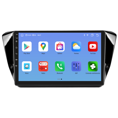 Navigatie dedicata Skoda Superb (2015) cu Android 14, 4 GB RAM 64 GB ROM, OCTA-CORE, Carplay si Android auto, Slot SIM 4G, ventilator de racire activ, ecran 10 inch HD