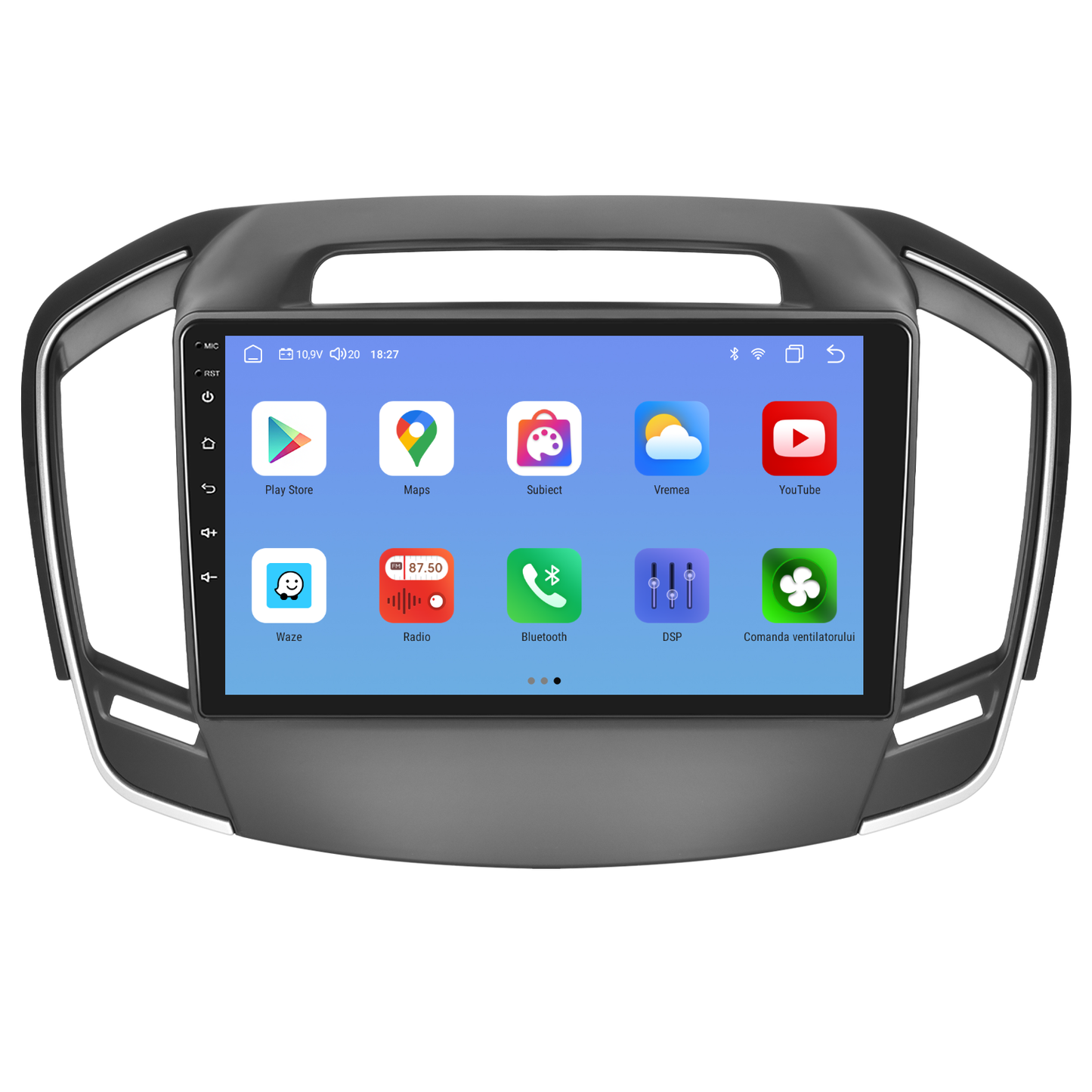 Navigatie dedicata Opel Insignia (2014-2015) Android 14, 8 GB RAM 128 GB ROM, OCTA-CORE 2.0Mhz, Carplay si Android auto, Slot SIM 4G, ventilator de racire activ, ecran 9 inch HD