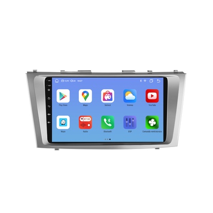 Navigatie dedicata Toyota Camry (2006-2011) cu Android 14, 4 GB RAM 64 GB ROM, OCTA-CORE, Carplay si Android auto, Slot SIM 4G, ventilator de racire activ, ecran 9 inch HD