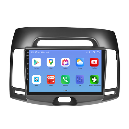 Navigatie dedicata Hyundai Elantra (2007-2010) cu Android 14, 4 GB RAM 64 GB ROM, OCTA-CORE, Carplay si Android auto, Slot SIM 4G, ventilator de racire activ, ecran 9 inch HD