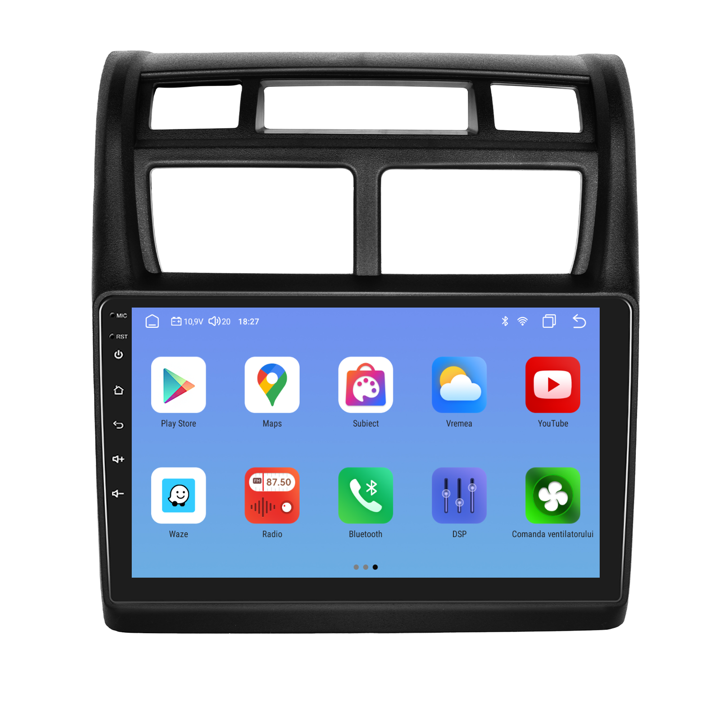 Navigatie dedicata KIA Sportage (2007-2013) Android 14, 8 GB RAM 128 GB ROM, OCTA-CORE 2.0Mhz, Carplay si Android auto, Slot SIM 4G, ventilator de racire activ, ecran 9 inch HD