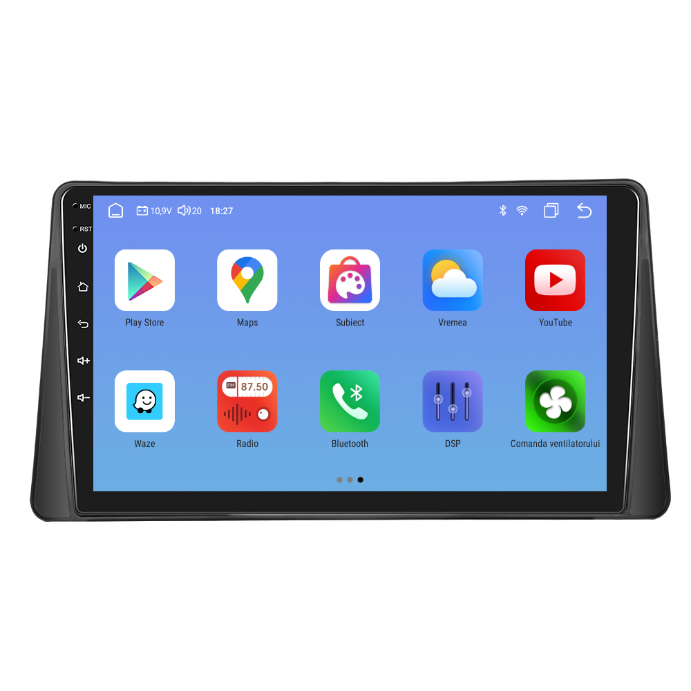 Navigatie dedicata Renault Megane 2 (2002-2009) cu Android 14, 4 GB RAM 64 GB ROM, OCTA-CORE, Carplay si Android auto, Slot SIM 4G, ventilator de racire activ, ecran 9 inch HD