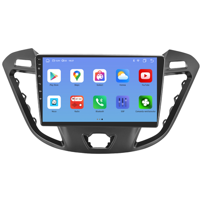 Navigatie dedicata Ford Transit (2012-2019) cu Android 14, 4 GB RAM 64 GB ROM, OCTA-CORE, Carplay si Android auto, Slot SIM 4G, ventilator de racire activ, ecran 9 inch HD