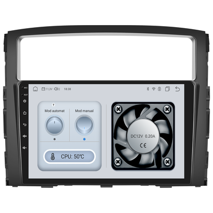 Navigatie dedicata Mitsubishi Pajero (2006-2020) cu Android 14, 4 GB RAM 64 GB ROM, OCTA-CORE, Carplay si Android auto, Slot SIM 4G, ventilator de racire activ, ecran 9 inch HD