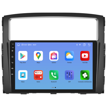 Navigatie dedicata Mitsubishi Pajero (2006-2020) cu Android 14, 4 GB RAM 64 GB ROM, OCTA-CORE, Carplay si Android auto, Slot SIM 4G, ventilator de racire activ, ecran 9 inch HD