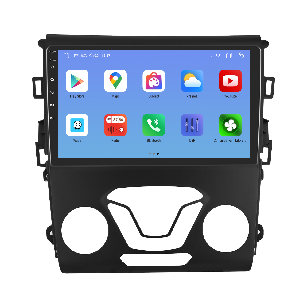 Navigatie dedicata Ford Mondeo (2013-2020) cu Android 14, 4 GB RAM 64 GB ROM, OCTA-CORE, Carplay si Android auto, Slot SIM 4G, ventilator de racire activ, ecran 9 inch HD
