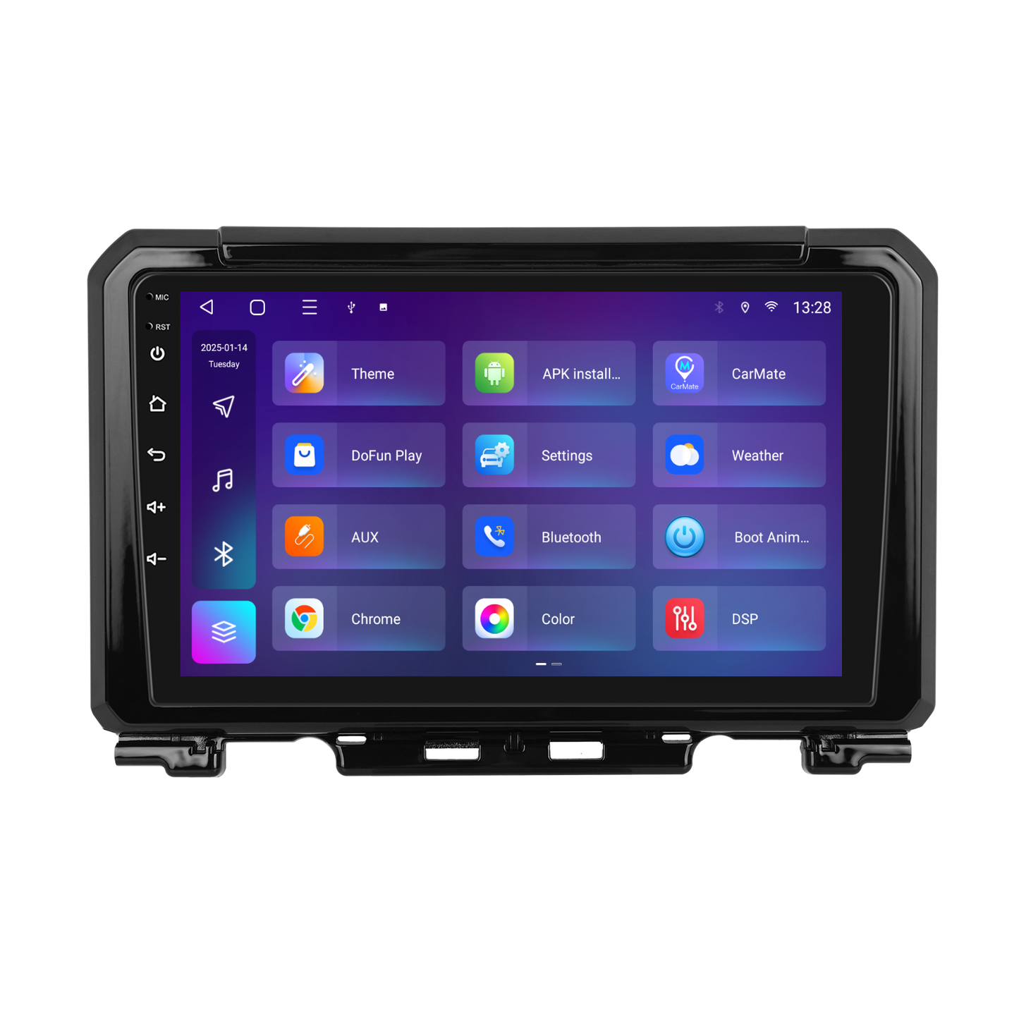 Navigatie dedicata SUZUKI Jimny 4 (2018-2023) 2GB RAM 32GB ROM, Android 14, Carplay si Android Auto, cooler racire, ecran HD 9 inch