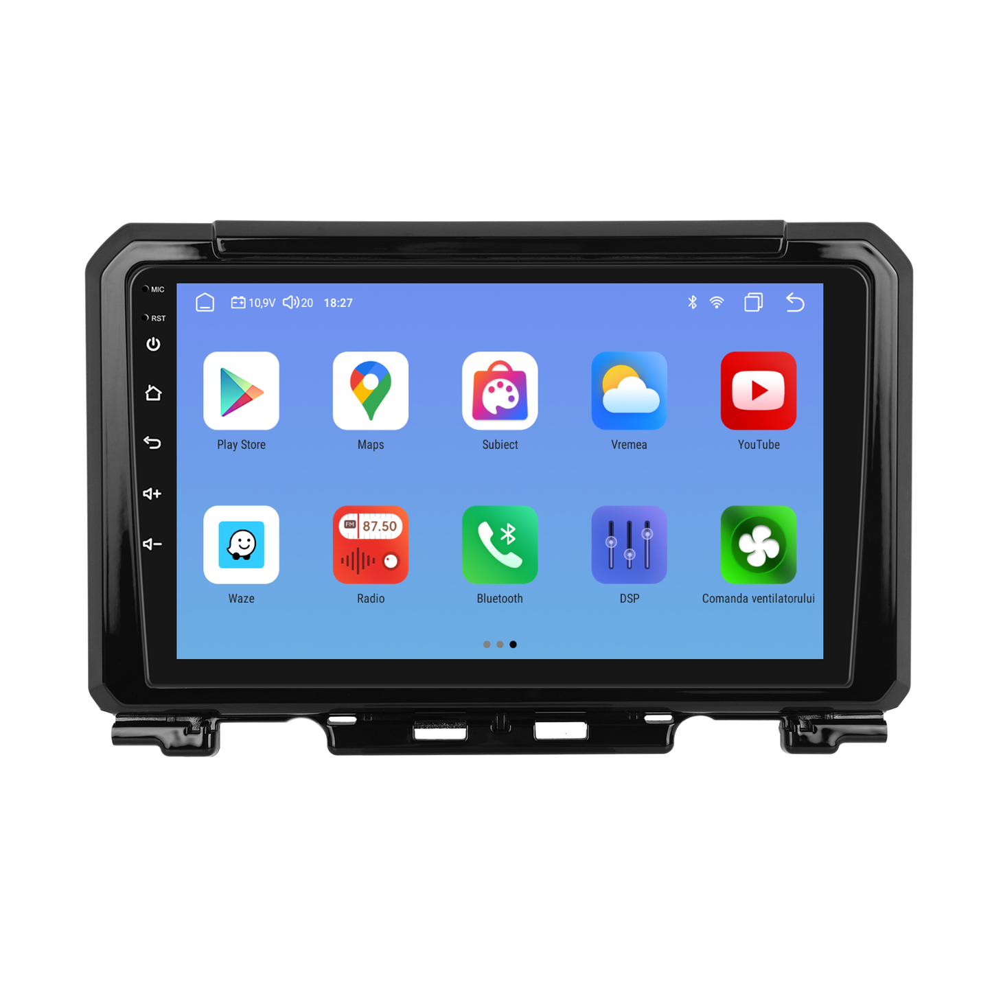 Navigatie dedicata SUZUKI Jimny 4 (2018-2023) cu Android 14, 4 GB RAM 64 GB ROM, OCTA-CORE, Carplay si Android auto, Slot SIM 4G, ventilator de racire activ, ecran 9 inch HD
