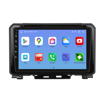 Navigatie dedicata SUZUKI Jimny 4 (2018-2023) cu Android 14, 4 GB RAM 64 GB ROM, OCTA-CORE, Carplay si Android auto, Slot SIM 4G, ventilator de racire activ, ecran 9 inch HD