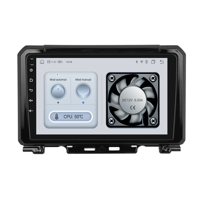 Navigatie dedicata SUZUKI Jimny 4 (2018-2023) cu Android 14, 8 GB RAM 128 GB ROM, OCTA-CORE 2.0Mhz, Carplay si Android auto, Slot SIM 4G, ventilator de racire activ, ecran 9 inch HD