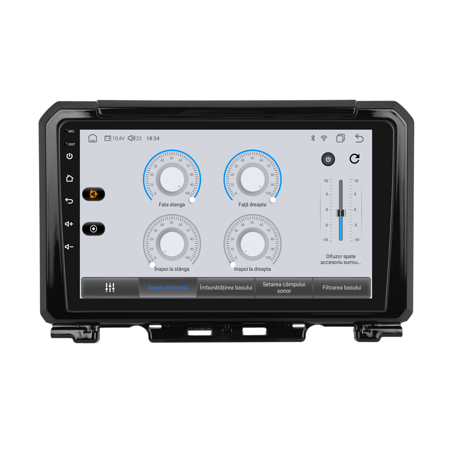 Navigatie dedicata SUZUKI Jimny 4 (2018-2023) cu Android 14, 8 GB RAM 128 GB ROM, OCTA-CORE 2.0Mhz, Carplay si Android auto, Slot SIM 4G, ventilator de racire activ, ecran 9 inch HD