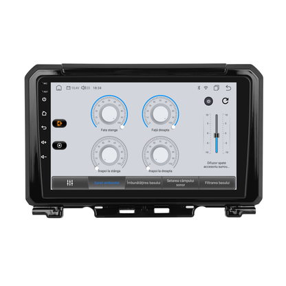 Navigatie dedicata SUZUKI Jimny 4 (2018-2023) cu Android 14, 8 GB RAM 128 GB ROM, OCTA-CORE 2.0Mhz, Carplay si Android auto, Slot SIM 4G, ventilator de racire activ, ecran 9 inch HD