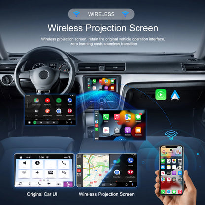 Adaptor Carplay si Andorid auto, transforma conexiune USB in conexiune WIFI, compatibil cu peste 98% modele auto
