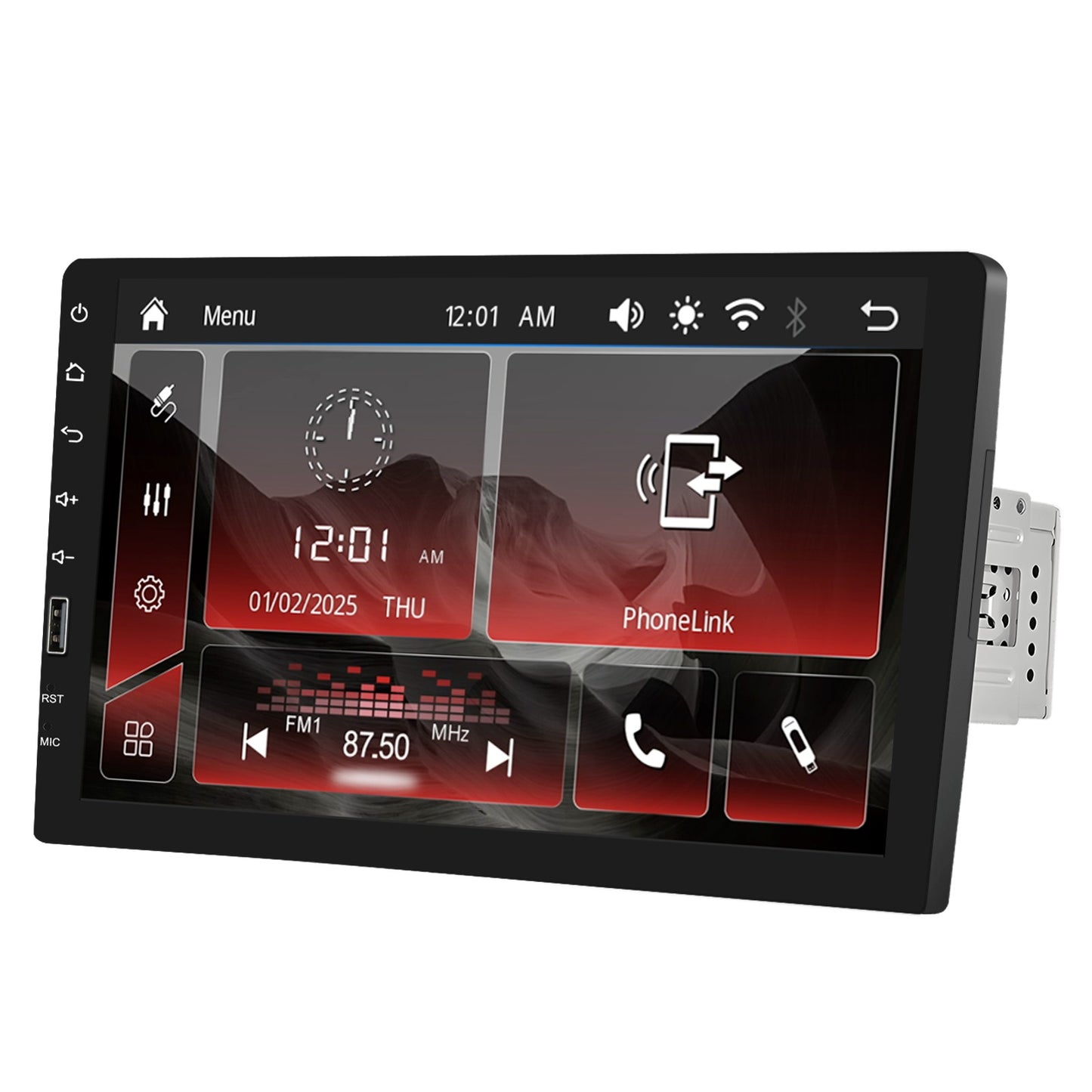 Player auto MP5, Universal 1DIN cu Carplay si Android auto, Bluetooth, USB ecran cu touchscreen 9 inch