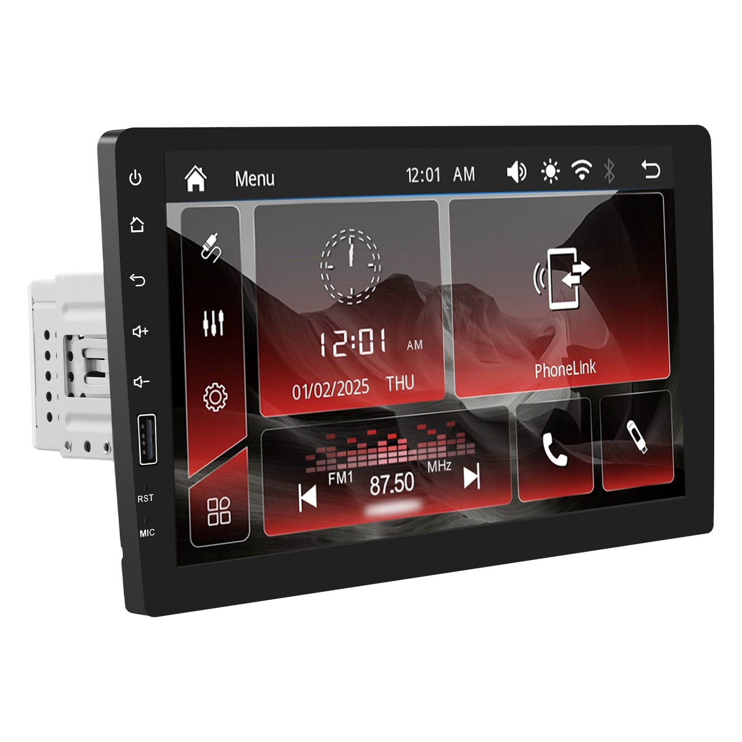 Player auto MP5, Universal 1DIN cu Carplay si Android auto, Bluetooth, USB ecran cu touchscreen 9 inch