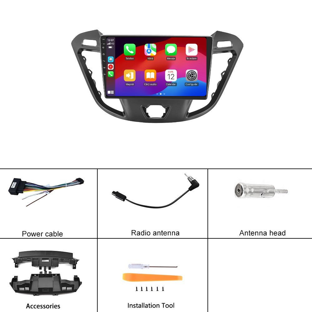 Navigatie dedicata Ford Transit (2012-2019) cu Android 14, 4 GB RAM 64 GB ROM, OCTA-CORE, Carplay si Android auto, Slot SIM 4G, ventilator de racire activ, ecran 9 inch HD