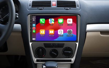 Navigatie dedicata Skoda Octavia 2 (2004-2013) cu Android 14, 4 GB RAM 64 GB ROM, OCTA-CORE, Carplay si Android auto, Slot SIM 4G, ventilator de racire activ, ecran 10 inch HD