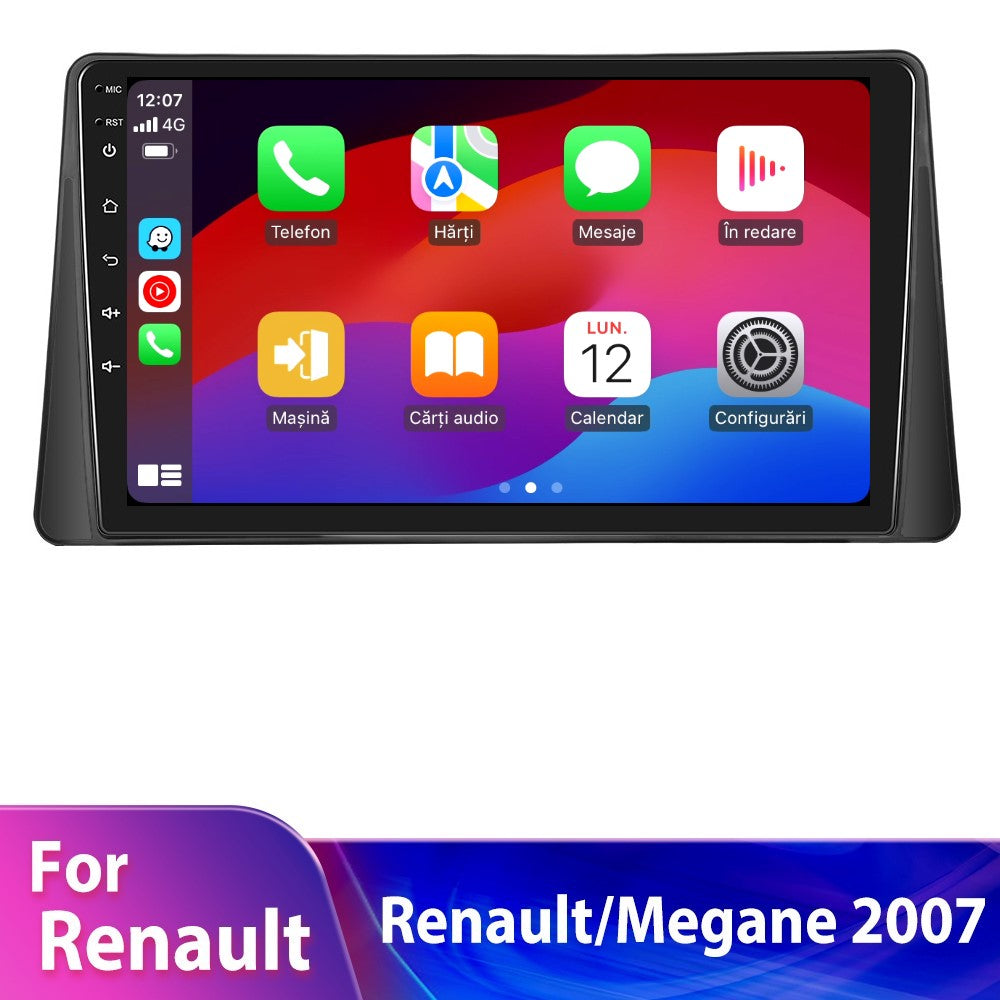Navigatie dedicata Renault Megane 2 (2002-2009) 2GB RAM 32GB ROM, Android 14, Carplay si Android Auto, cooler racire, ecran HD 9 inch